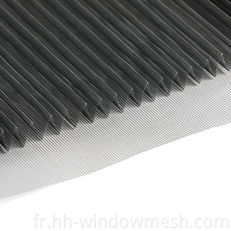 Plisse Window Mesh Polyester Preeted Insect écran pour les portes de fenêtres rétractables